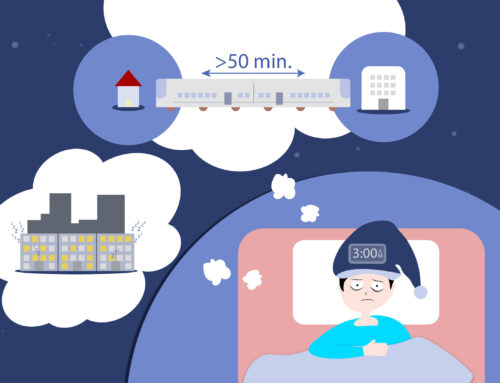 Commuting time and living environment correlate with poor sleep health, study finds