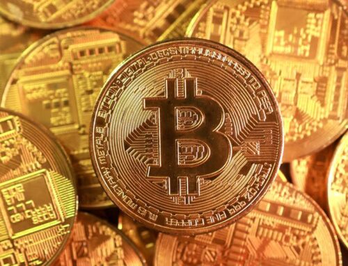 Bitcoin hovers near all-time high