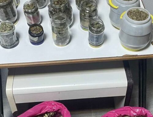 Police seizes three kilos of cannabis, arrests two, in drug raids