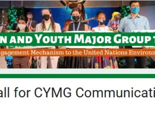 Children and Youth Major Group to the UN Environment Programme (CYMG): Open Call for CYMG