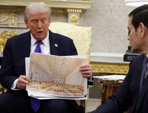 Trump denies claims he will name ballroom after himself: “Fake news”