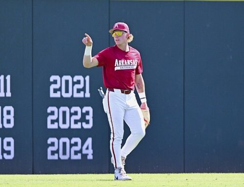 Arkansas baseball notebook: Football does not dampen environment, Ryder Helfrick injury