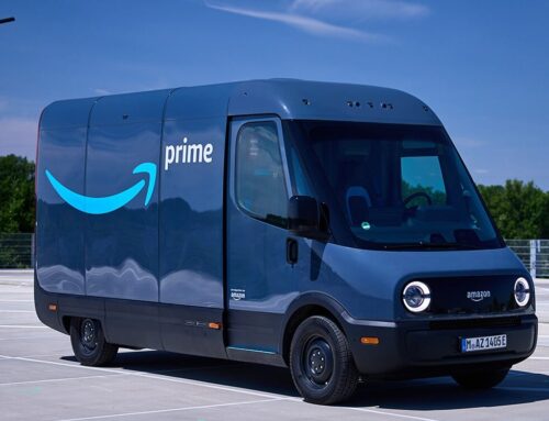 Amazon debuts Rivian electric vans in Canada