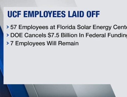 UCF cuts 57 jobs at renewable energy research center amid federal funding decline