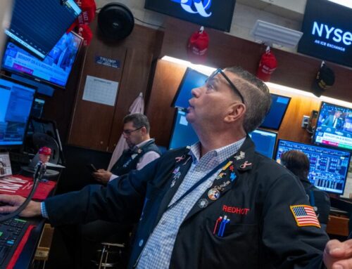 Stocks drop after another jarring day as worries about high prices dog Nvidia, bitcoin