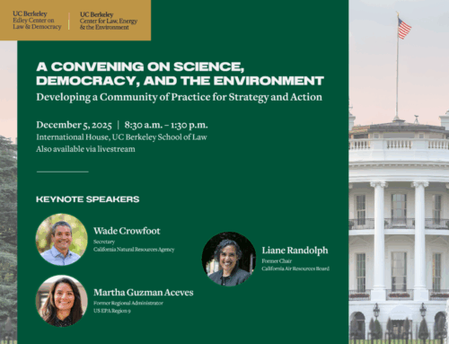 A Convening on Science, Democracy, and the Environment: Developing a Community of Practice