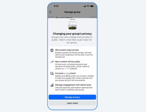 Facebook allows private groups to convert to public with member protections