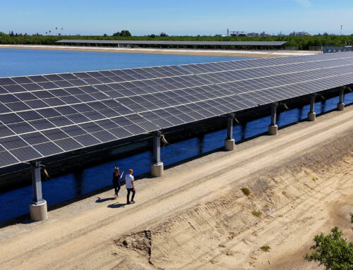 Solar-panel-covered canals have their day in the sun in California