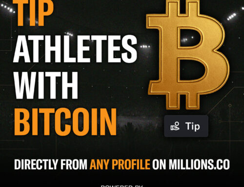 MILLIONS.co Launches Bitcoin & USD Tipping for All Eligible Athletes and Sports Content Cr