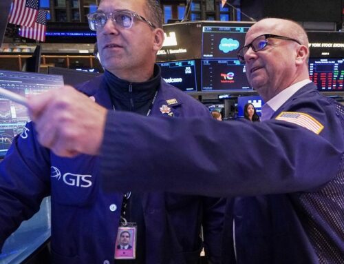 Wall Street drops again as Nvidia, bitcoin and other stars keep swinging