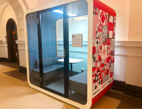 Framery Pods: The soundproof booths around campus that offer a quiet environment for study