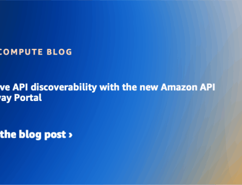 Improve API discoverability with the new Amazon API Gateway Portal