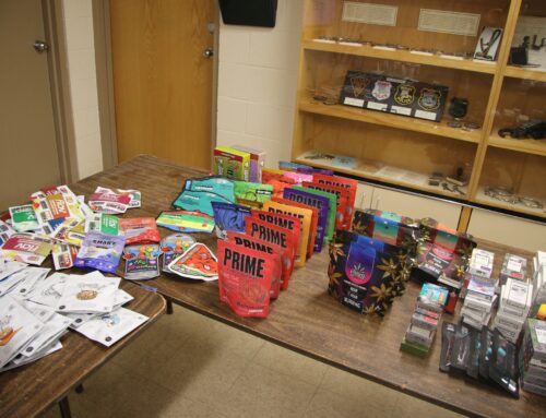 Derby smoke shop worker arrested after police find 40 pounds of illegal cannabis products,