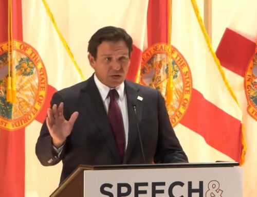 DeSantis addresses the environment during Tampa visit