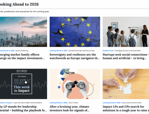 Looking ahead to impact investing in 2026