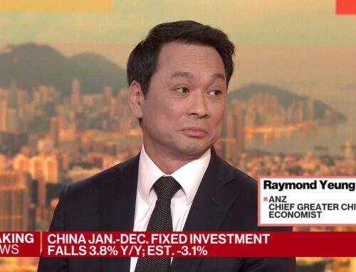 China’s Annual Investment Drop Among ‘Worst’ Economic Figures, ANZ’s Yeung Says
