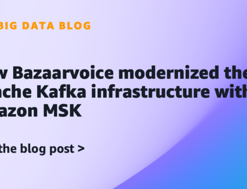 How Bazaarvoice modernized their Apache Kafka infrastructure with Amazon MSK