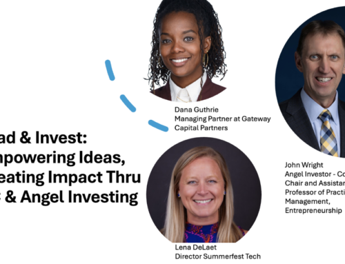 Lead and invest: Empowering ideas, creating impact through VC and angel investing, Jan. 21