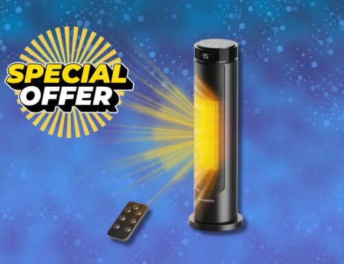 Stay warm with over 50% off an indoor space heater — plus, here’s how to get an extra disc