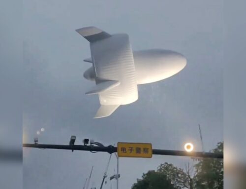 Behold This Massive Airborne Wind Turbine Hovering Over China