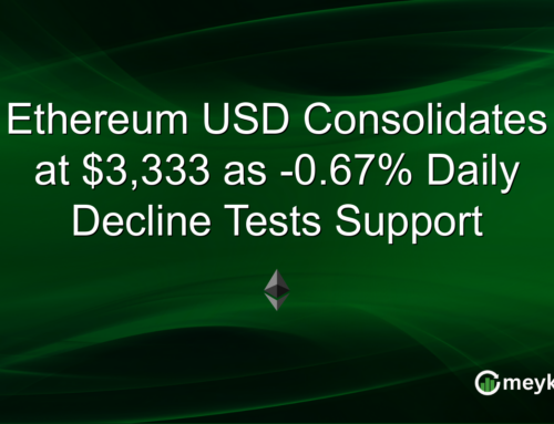 Ethereum USD Consolidates at $3,333 as -0.67% Daily Decline Tests Support