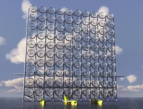 “It’s a new energy source” — Japan lifts a wind turbine wall above the ocean and triples p