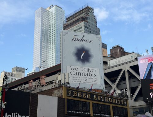 Should It Stay or Should It Go? Prohibited Cannabis Billboard Delivers Dilemma on 8th Aven