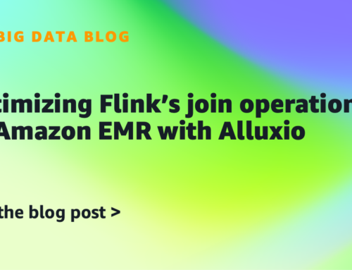 Optimizing Flink’s join operations on Amazon EMR with Alluxio