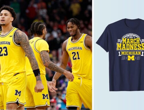 Shop Michigan Wolverines 2026 March Madness gear at Amazon