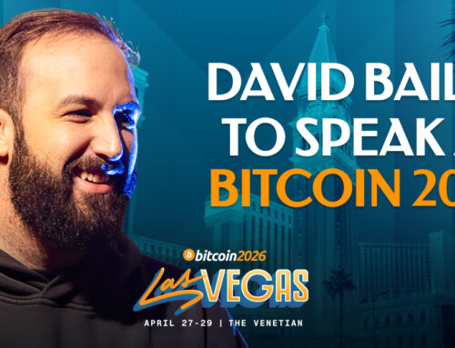David Bailey Confirmed As A Bitcoin 2026 Speaker