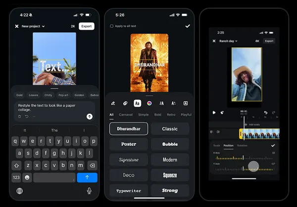Meta updates Edits with new fonts, templates and better search tools