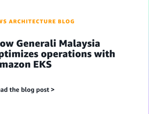 How Generali Malaysia optimizes operations with Amazon EKS