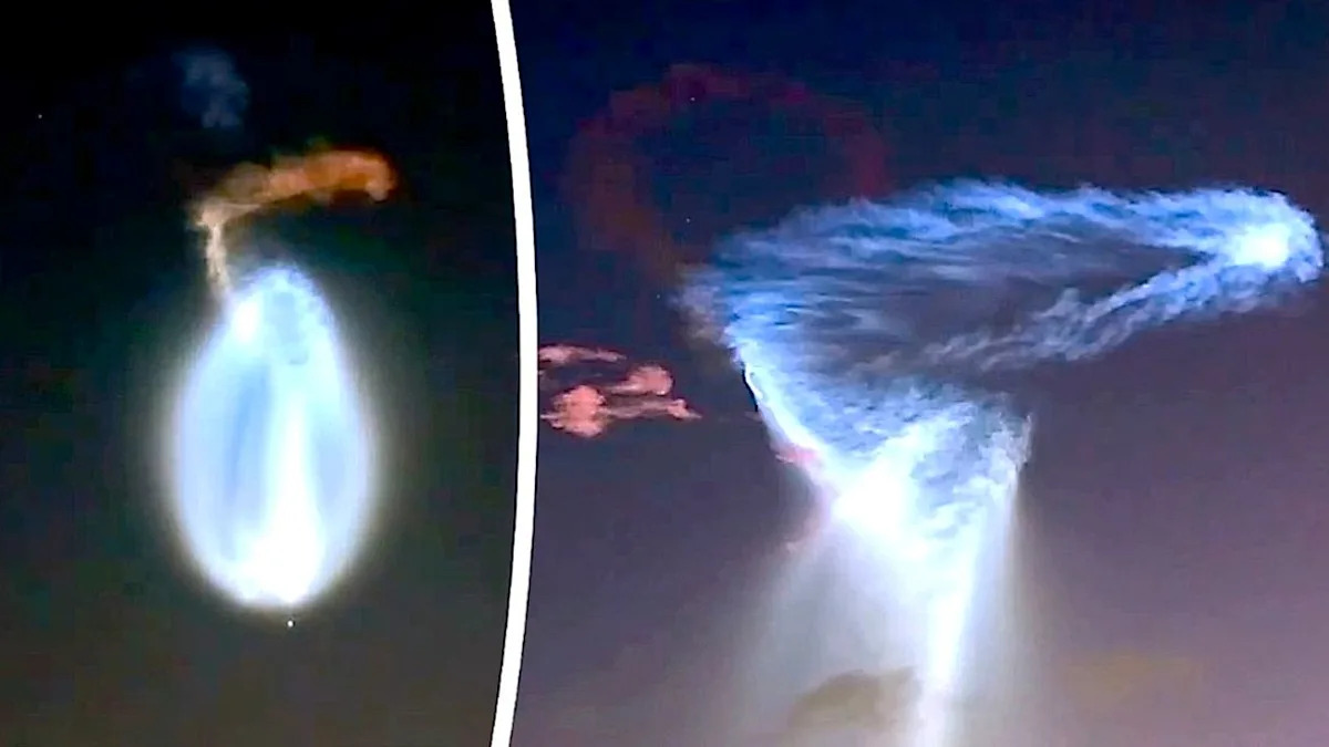 Mesmerizing timelapse shows SpaceX Starlink launch creating ‘jellyfish’ cloud