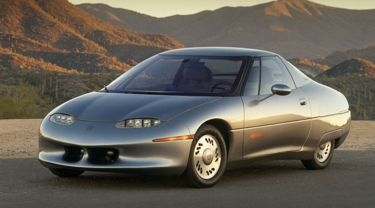 GM Deploys EV1 Electric Car To Troll Ford, And Tesla, Too