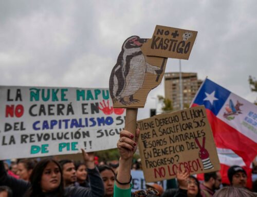 Chileans mark World Water Day by protesting President Kast’s rollback of environmental rules