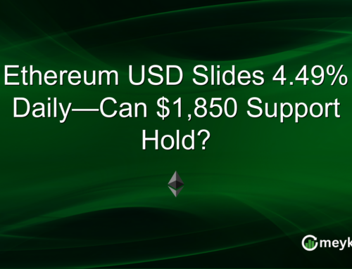 Ethereum USD Slides 4.49% Daily—Can $1,850 Support Hold?