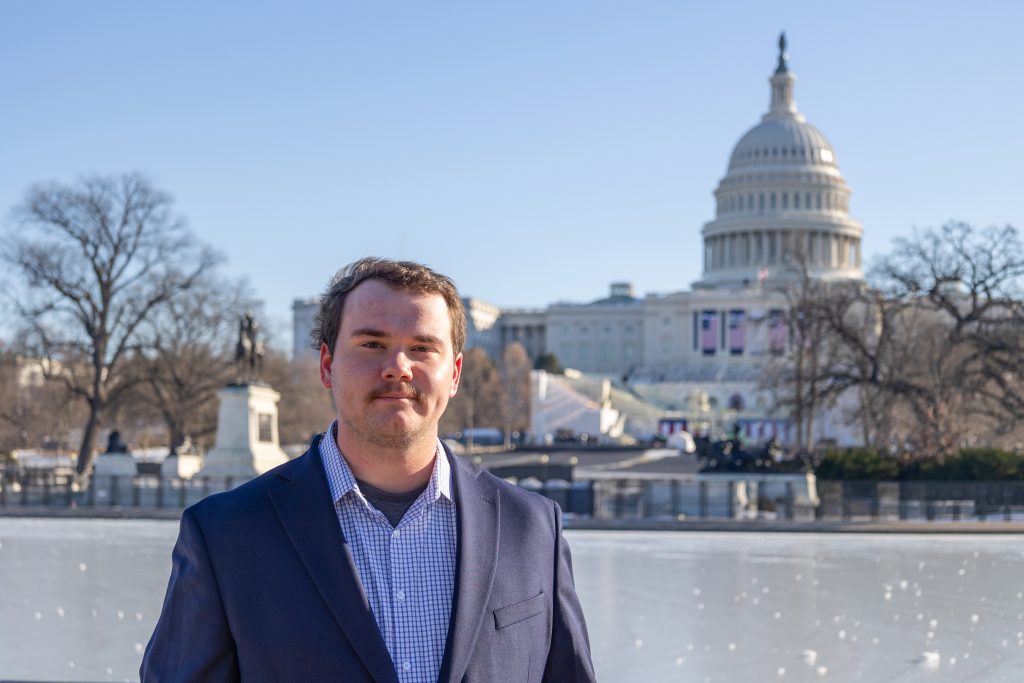 Ethan Elder named David William Smith Leadership Award recipient in the College of Natural Resources and Environment