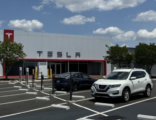 Soon-to-open Tesla dealership property hits market for $24M