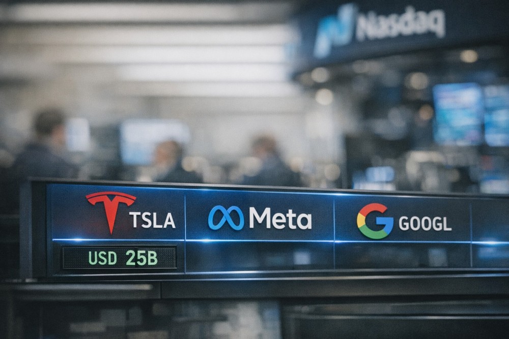 Tesla, Meta, Google Pour Fresh Capital Into 2026 AI Race