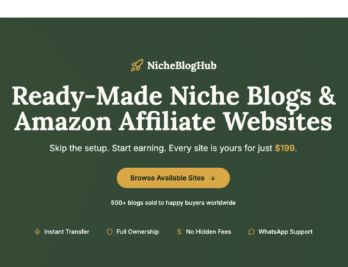 NicheBlogHub Launches Marketplace for Ready-Made Amazon Affiliate Websites at $199