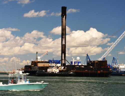 SpaceX drone ship sees last Falcon 9 landing, shifts to Starship support