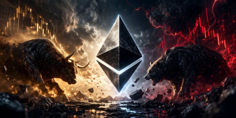 Ethereum (ETH) Price Prediction: ETH Battles ,300 Resistance as Bulls Defend Key Trendline Support