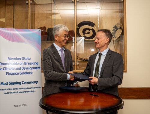 Korea Environment Institute and NYU’s Center on International Cooperation Partner to Advance Local Climate and Environmental Finance