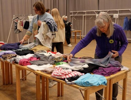 Sweden’s secondhand clothing swaps offer a trendy way to cut environmental waste