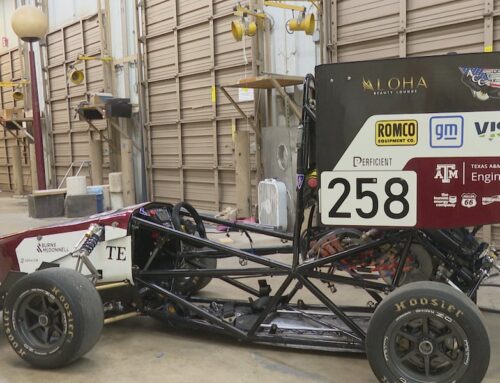 Texas A&M students unveil all-electric race car built from scratch