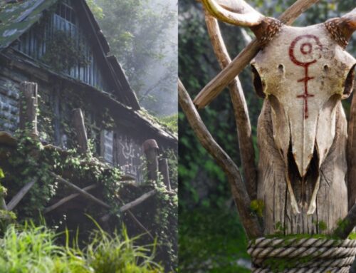 Artist Creates an Environment That Turns Into a Fantasy Scene