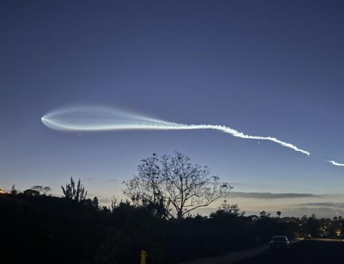 SpaceX Falcon 9 rocket launch, Starlink satellites from Vandenberg, CA Space Force Base