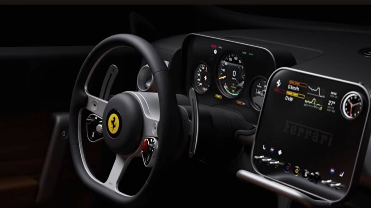 New Video Shows What Ferrari Is Really Doing With Its EV Interior