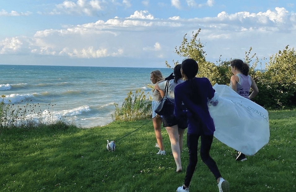 SUNY Oswego works to keep Lake Ontario clear of trash, help environment