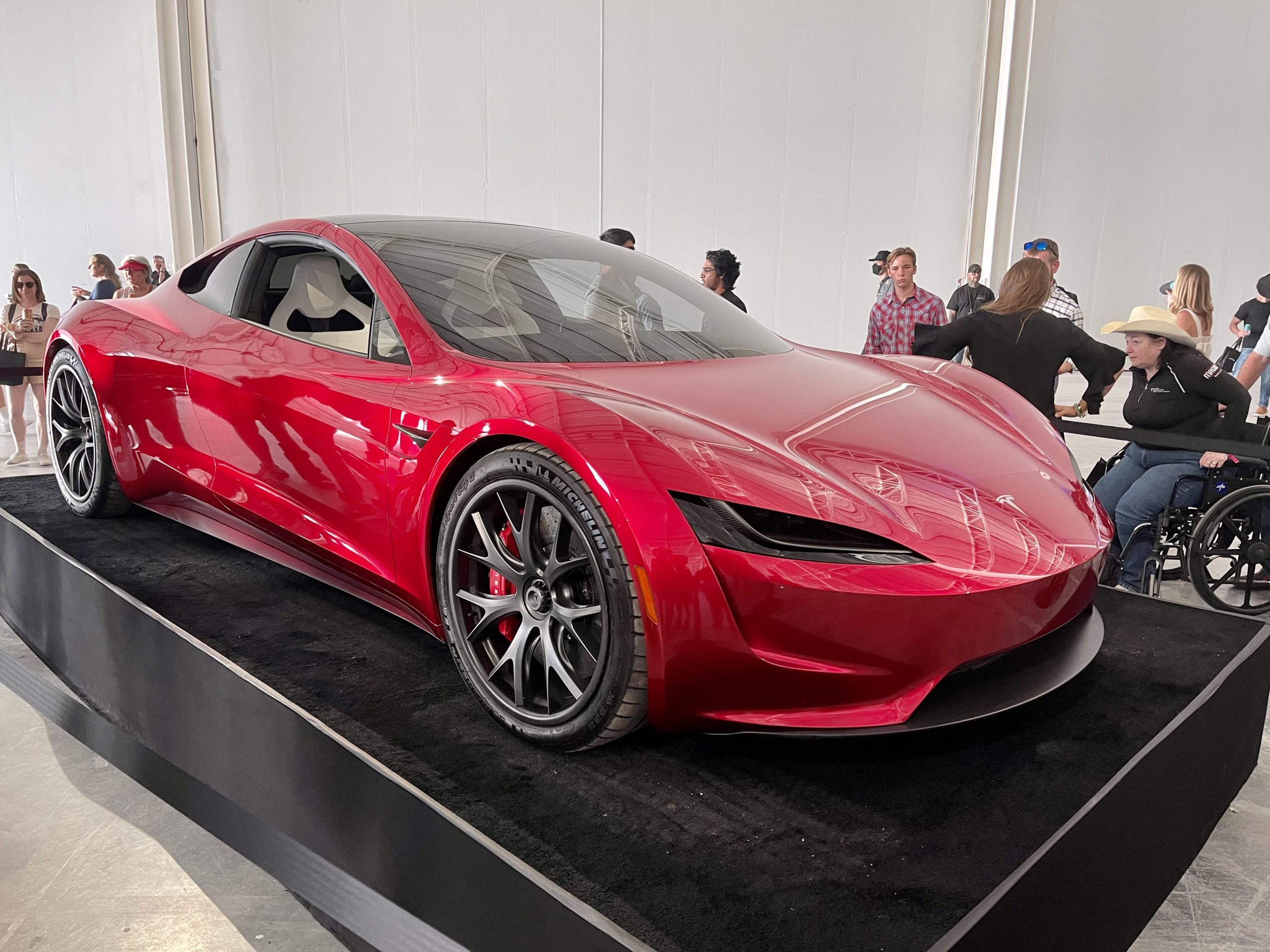 Tesla Roadster gets an update, but not the one fans were looking for
